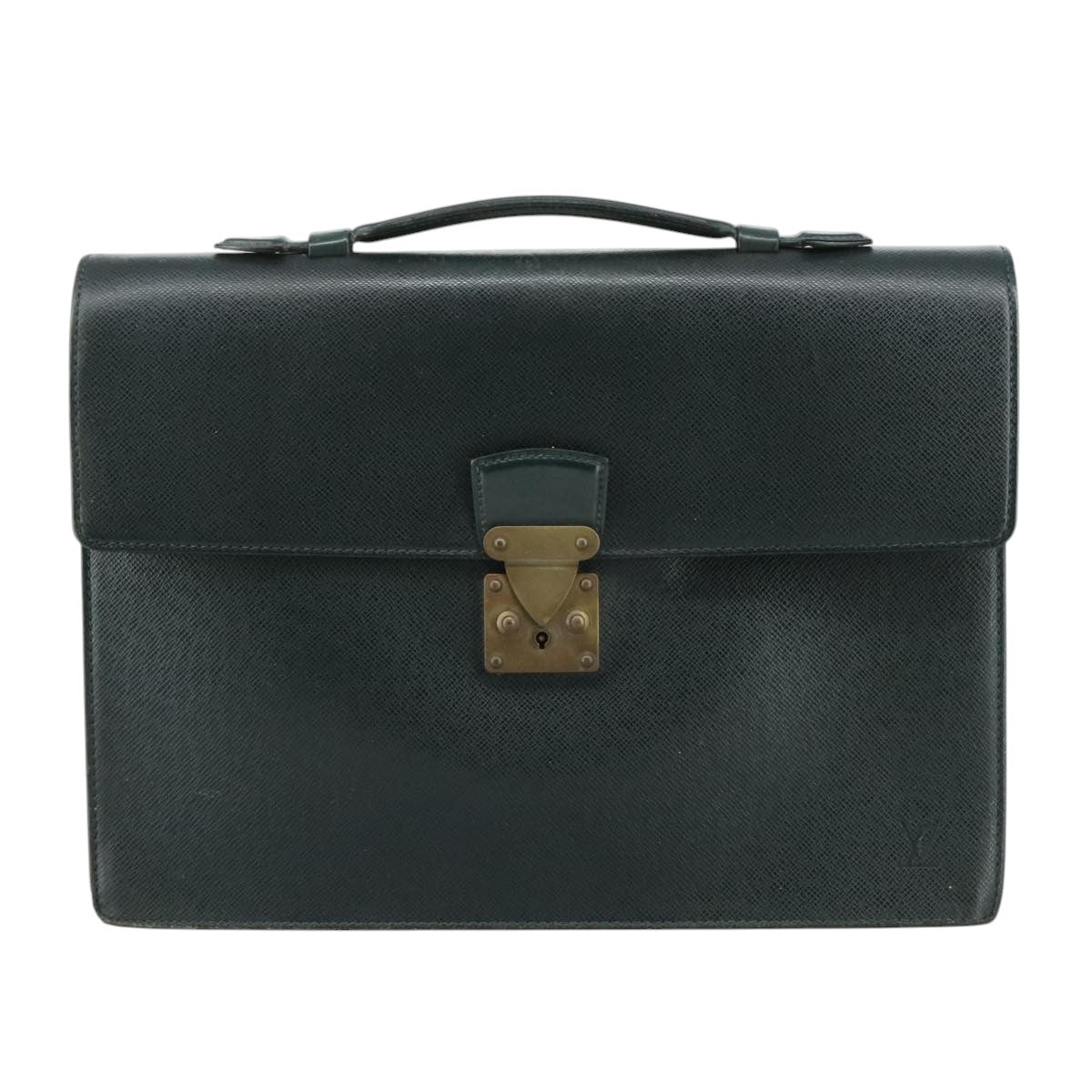 LOUIS VUITTON Taiga Serviette Kourad Business Bag Epicea M30074 LV bs21261
