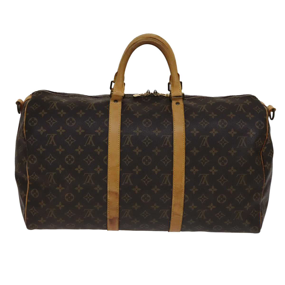 LOUIS VUITTON Monogram Keepall Bandouliere 50 Boston Bag M41416 LV bs21262