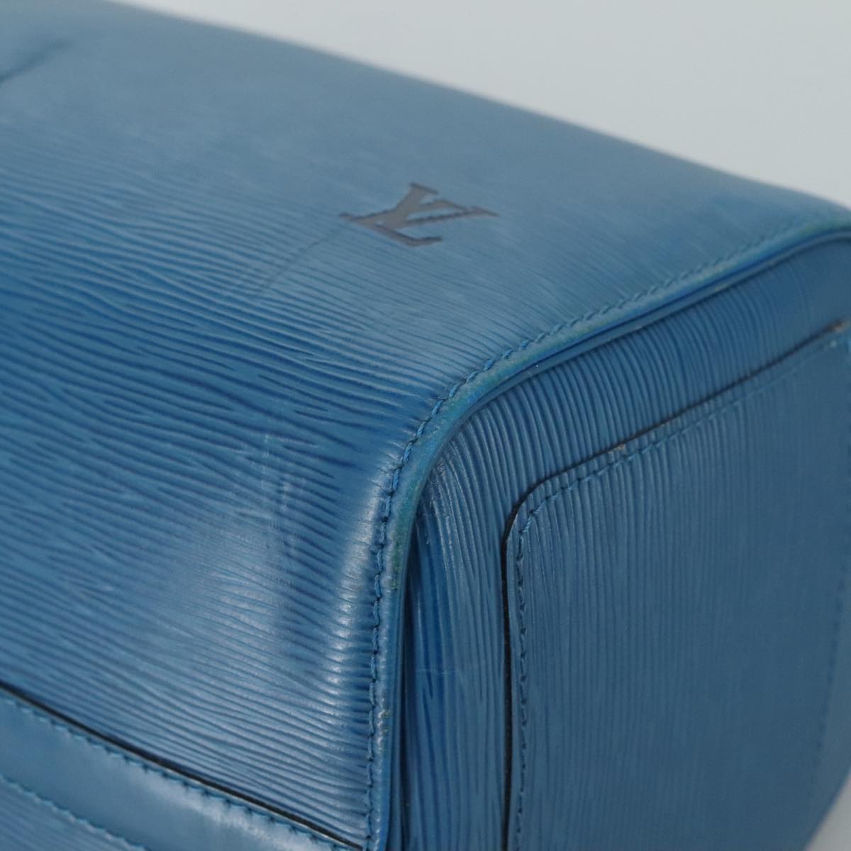LOUIS VUITTON Epi Speedy 30 Hand Bag Toledo Blue M43005 LV bs21268