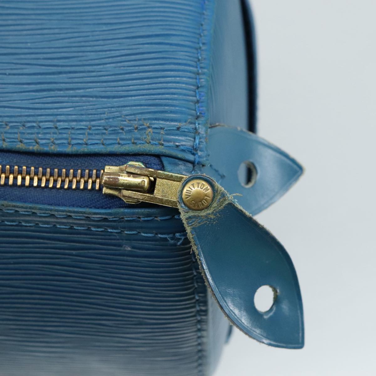 LOUIS VUITTON Epi Speedy 30 Hand Bag Toledo Blue M43005 LV bs21268