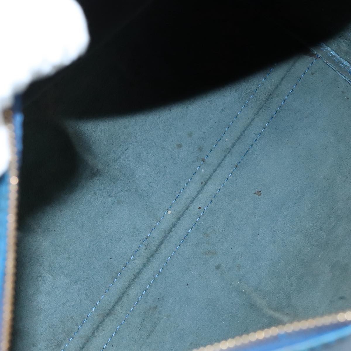LOUIS VUITTON Epi Speedy 30 Hand Bag Toledo Blue M43005 LV bs21268