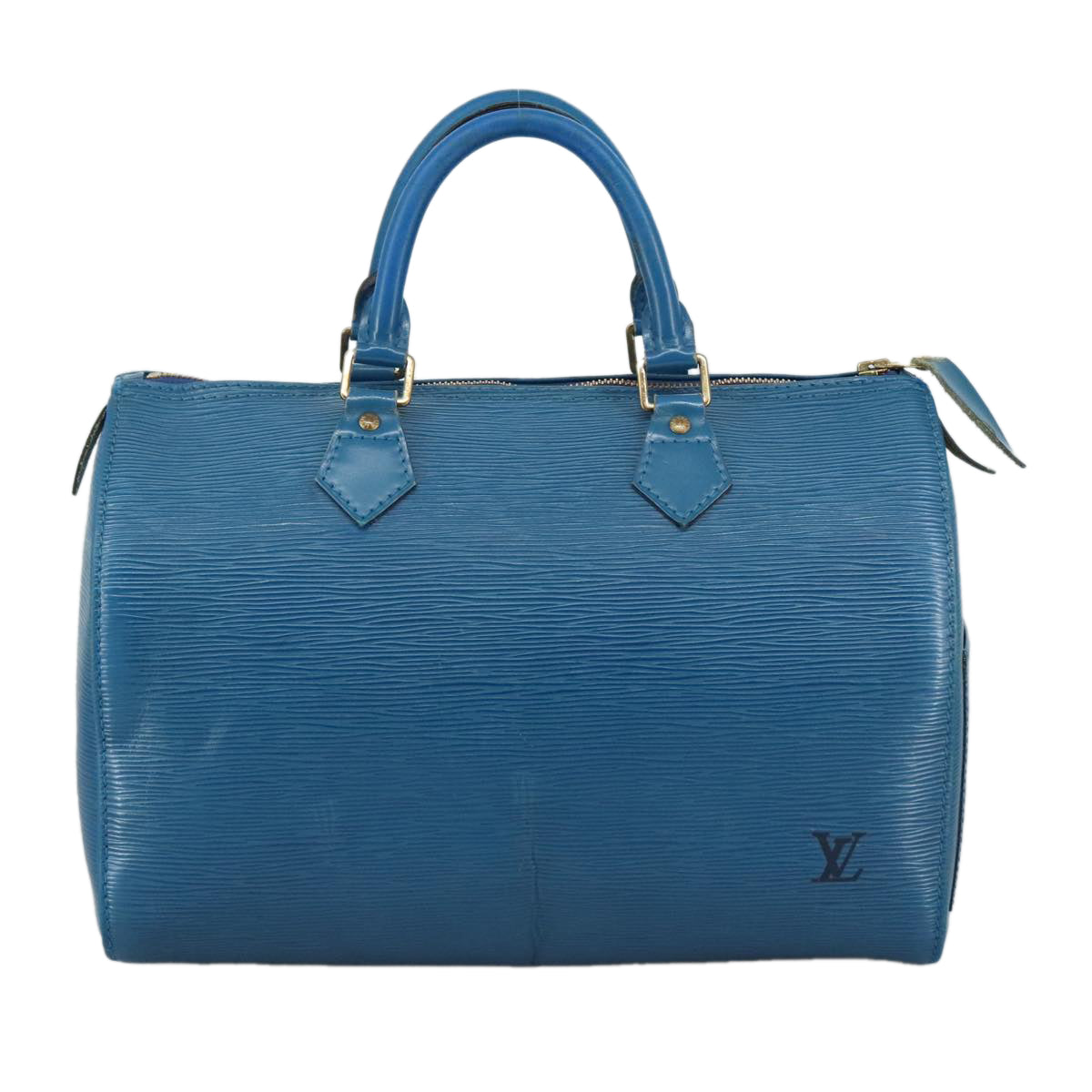 LOUIS VUITTON Epi Speedy 30 Hand Bag Toledo Blue M43005 LV bs21268