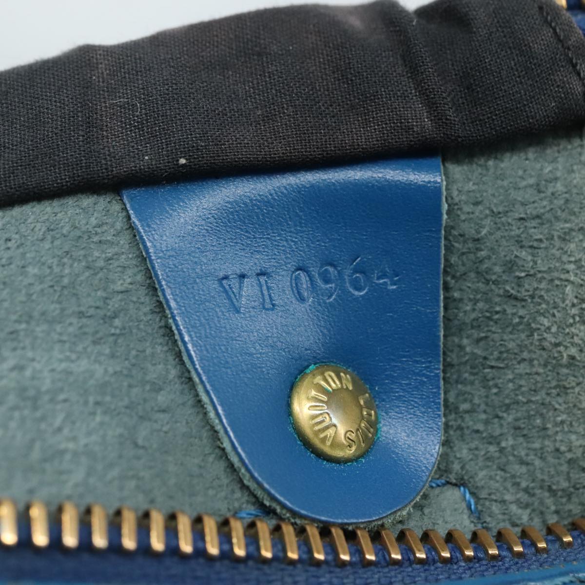LOUIS VUITTON Epi Speedy 30 Hand Bag Toledo Blue M43005 LV bs21268