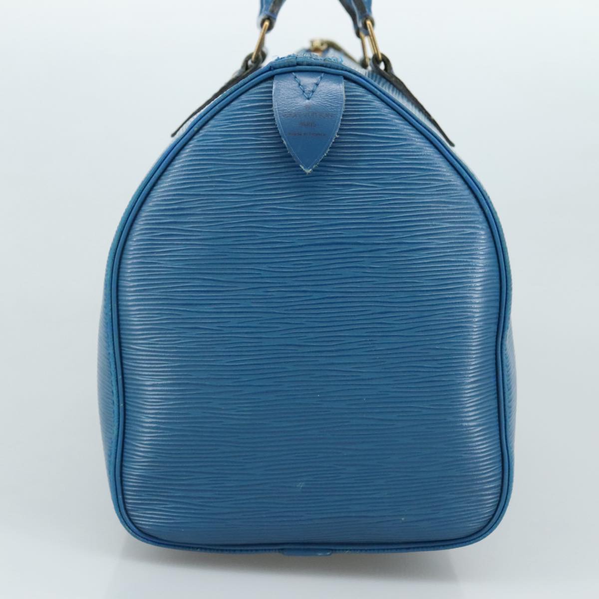 LOUIS VUITTON Epi Speedy 30 Hand Bag Toledo Blue M43005 LV bs21268