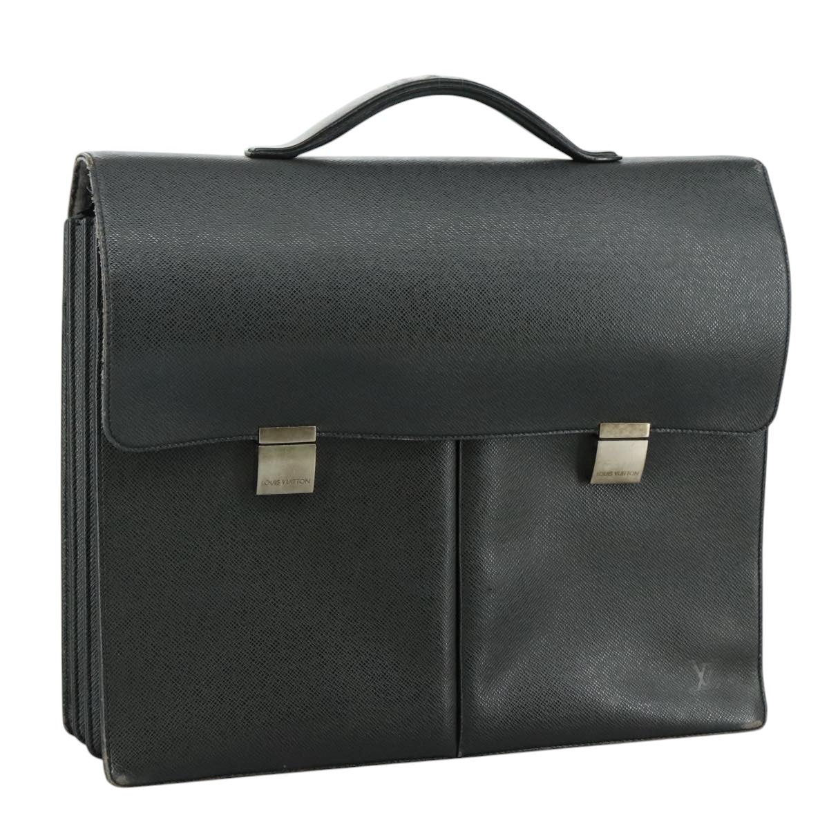 LOUIS VUITTON Taiga Serviette Tobolt Souffle Bag Ardoise M30792 LV bs21278