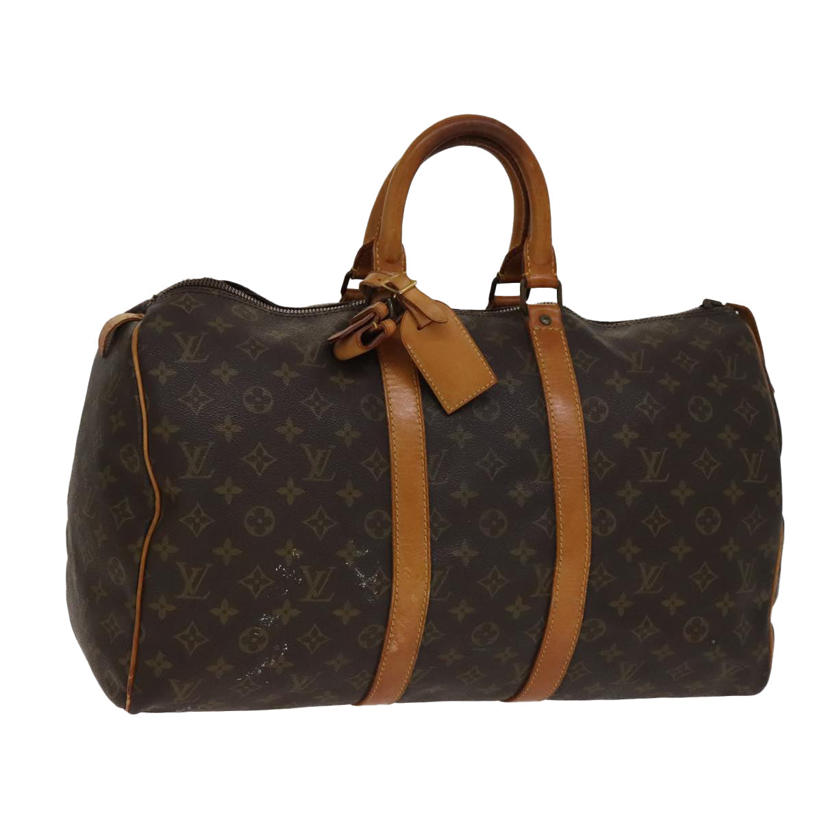 LOUIS VUITTON Monogram Keepall 45 Boston Bag M41428 LV bs21279