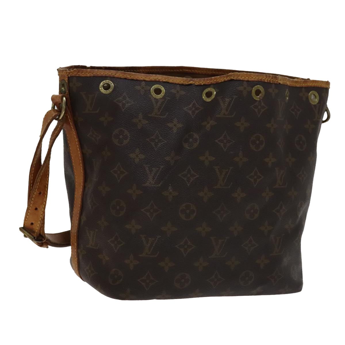 LOUIS VUITTON Monogram Petit Noe Shoulder Bag M42226 LV bs21302
