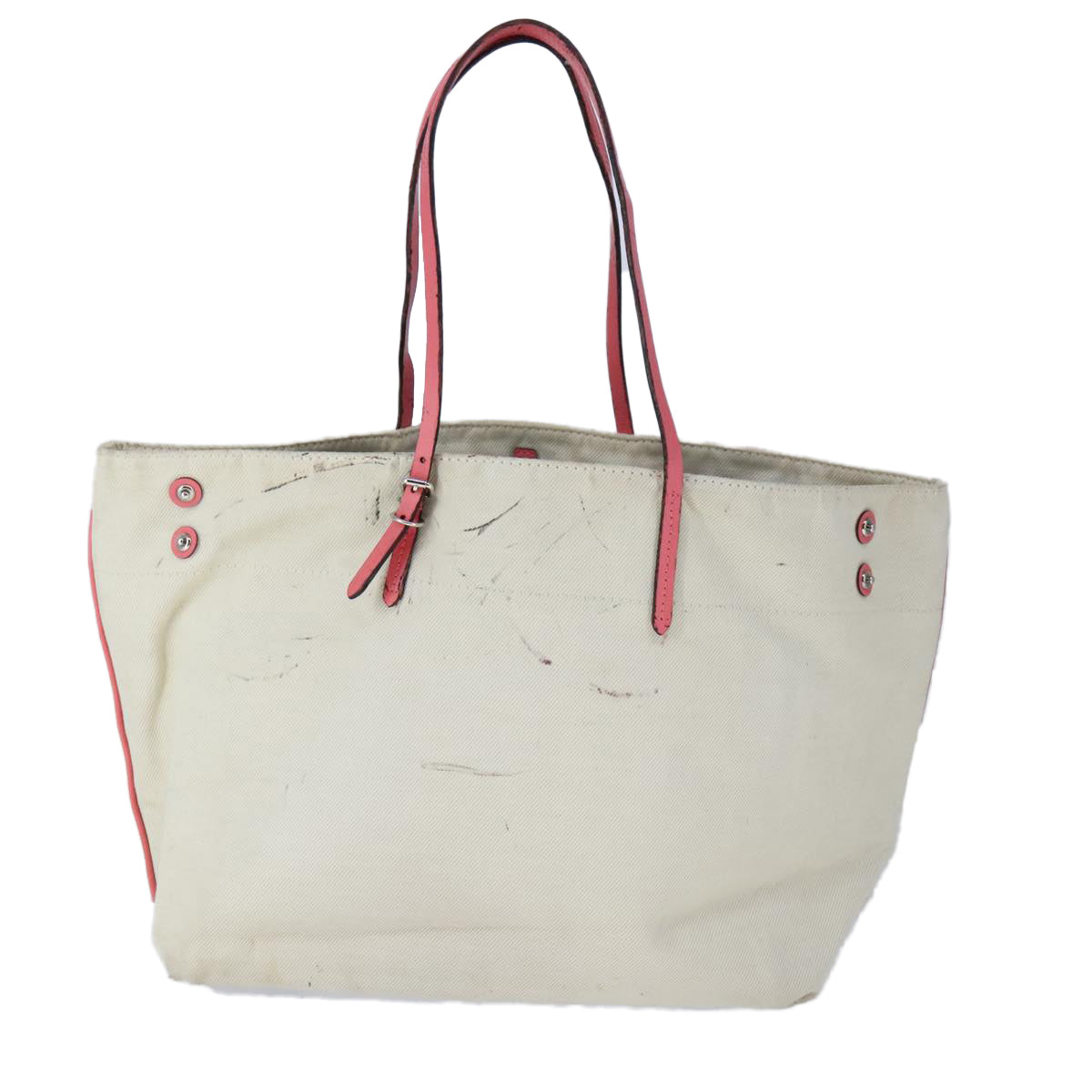 LOUIS VUITTON Cabas MM Tote Bag Canvas White M94502 LV bs21306