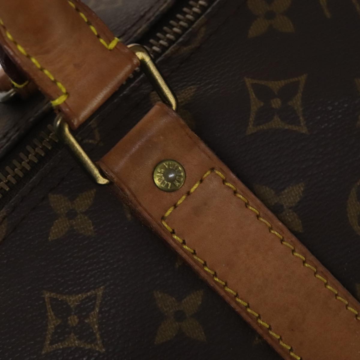 LOUIS VUITTON Monogram Keepall Bandouliere 60 Boston Bag M41412 LV bs21349