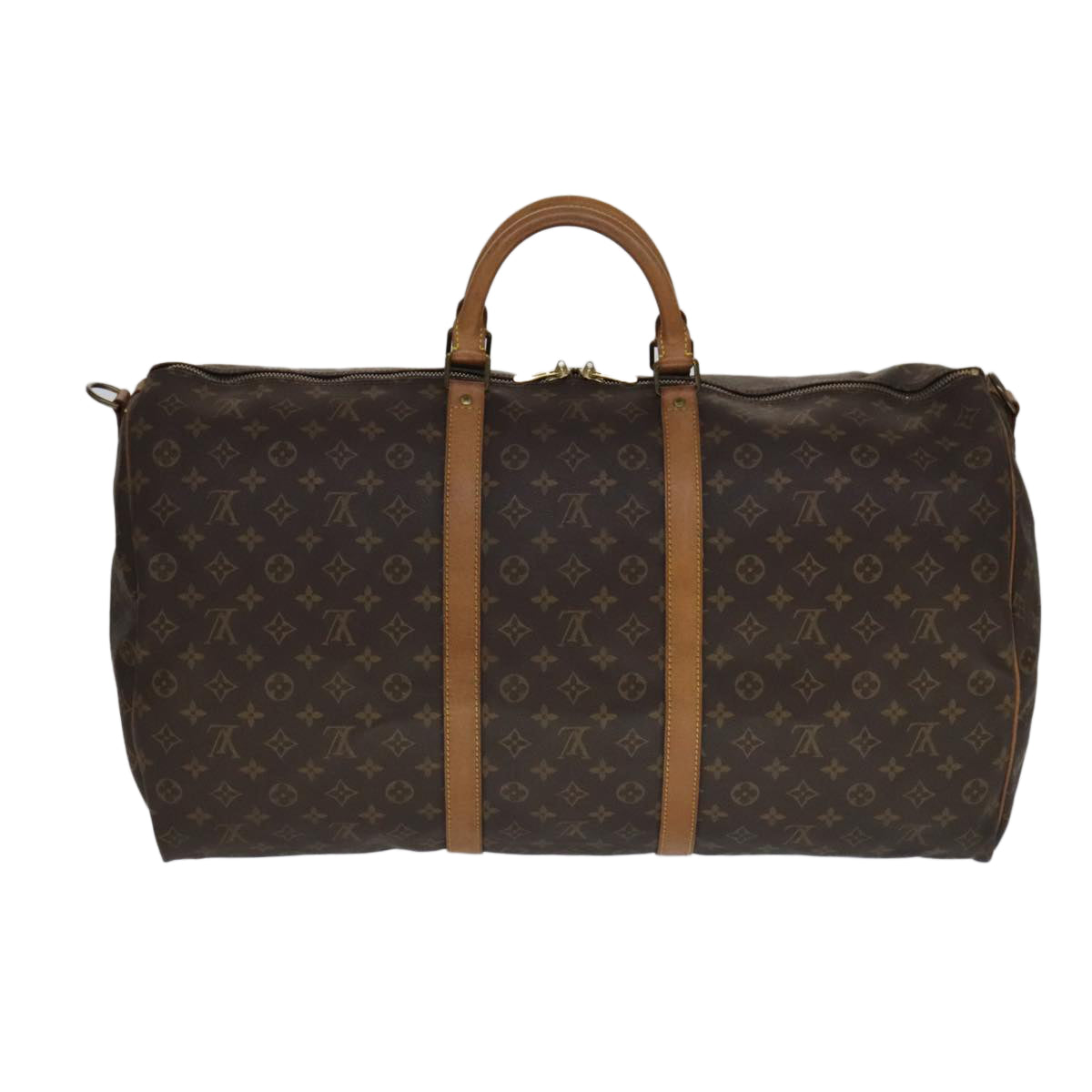 LOUIS VUITTON Monogram Keepall Bandouliere 60 Boston Bag M41412 LV bs21349