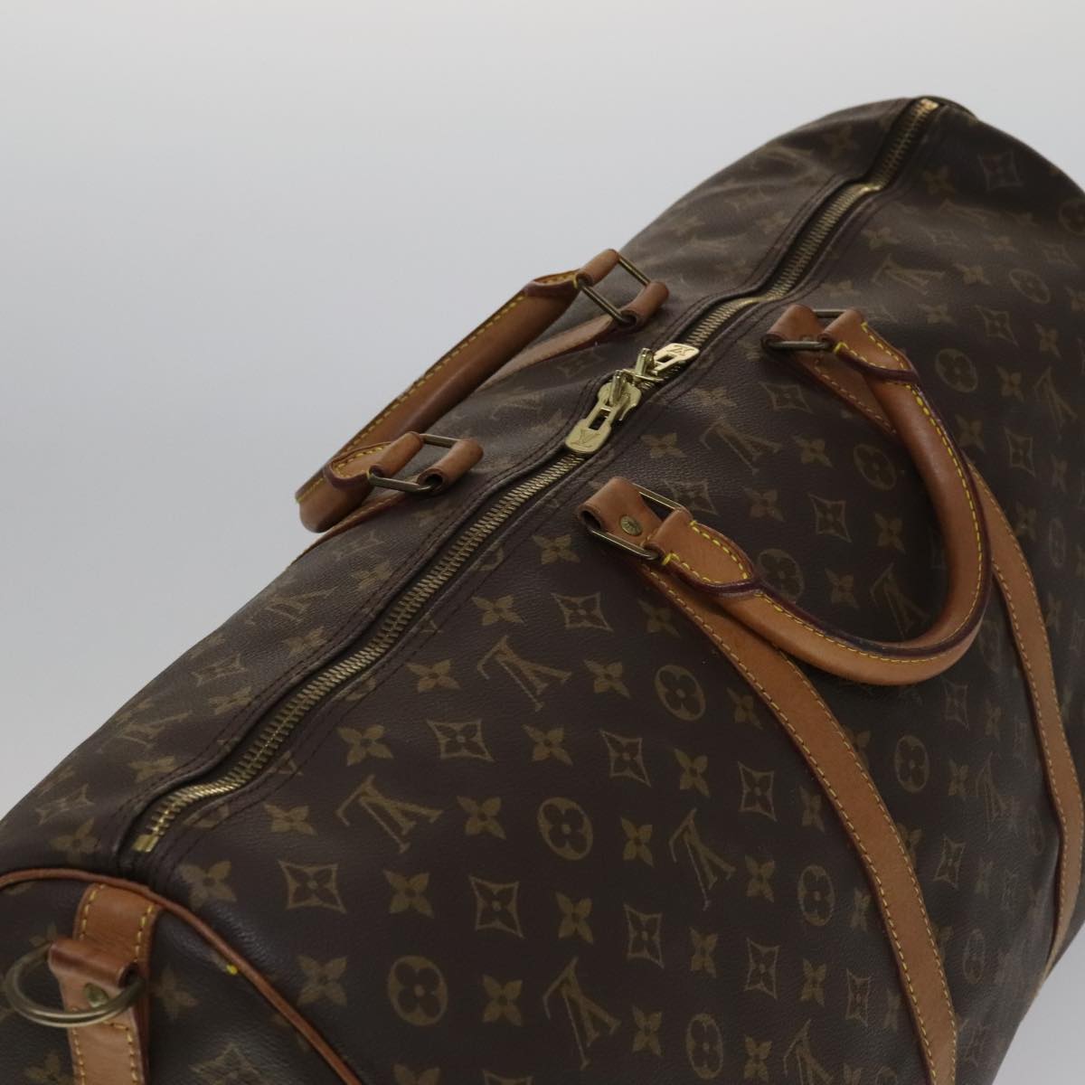 LOUIS VUITTON Monogram Keepall Bandouliere 60 Boston Bag M41412 LV bs21349