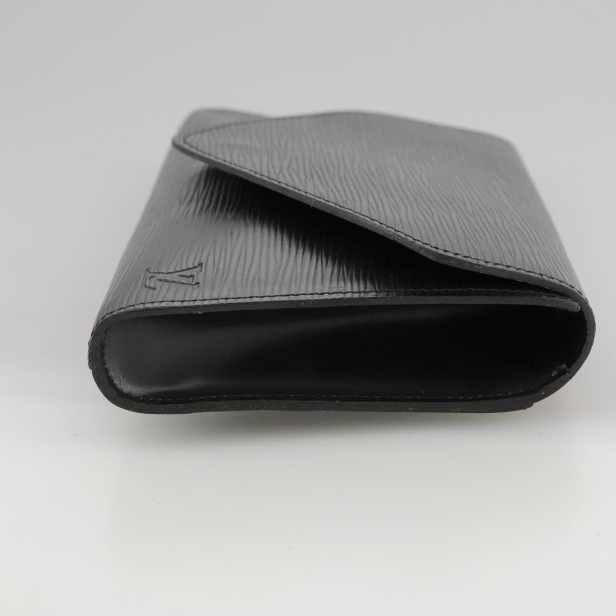 LOUIS VUITTON Epi Art Deco Clutch Bag Black M52632 LV bs21387