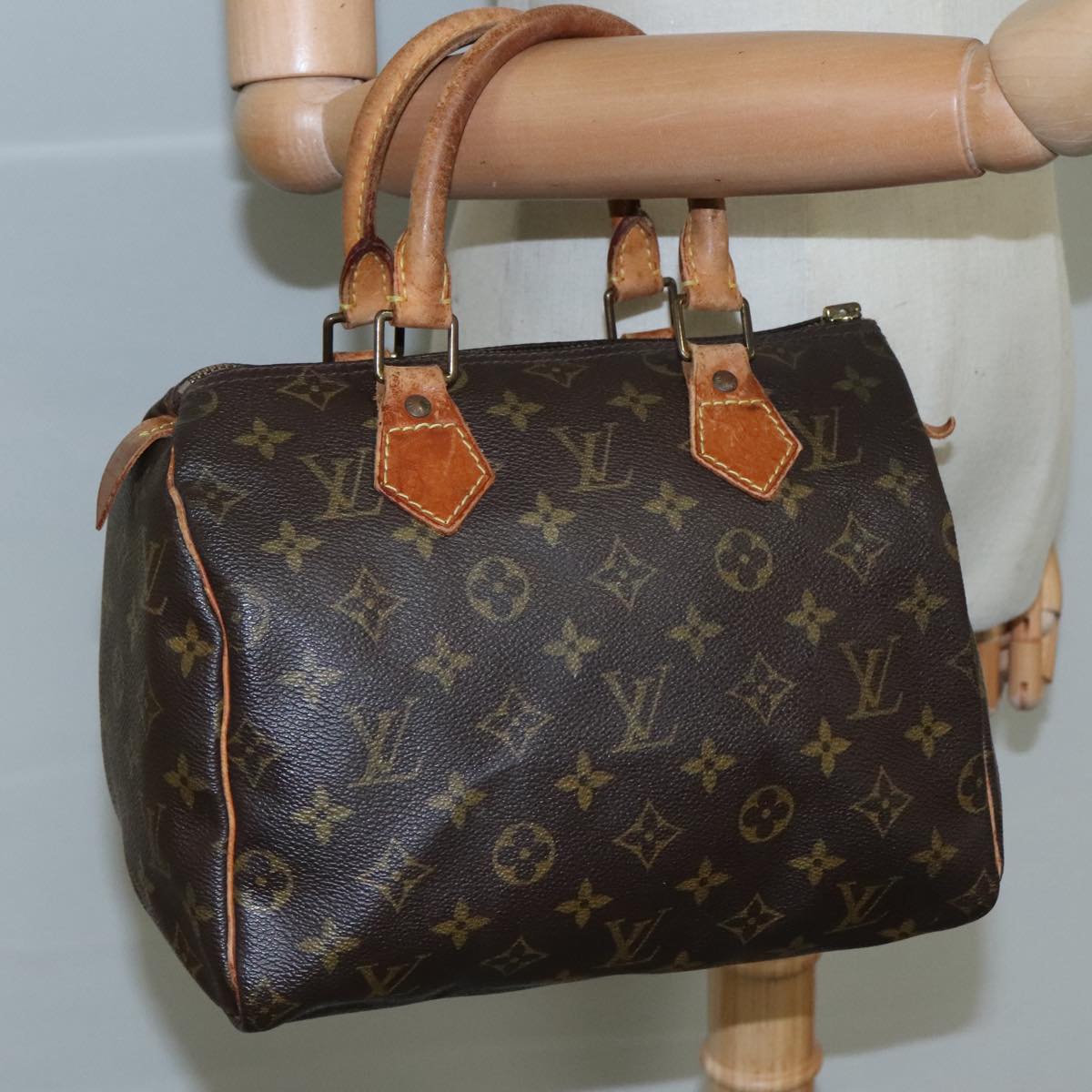 LOUIS VUITTON Monogram Speedy 25 Hand Bag M41528 LV bs21389