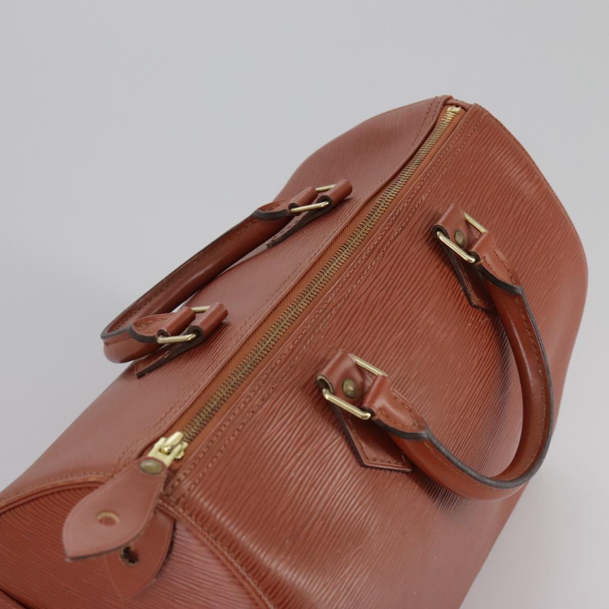 LOUIS VUITTON Epi Speedy 30 Hand Bag Brown M43003 LV bs21405