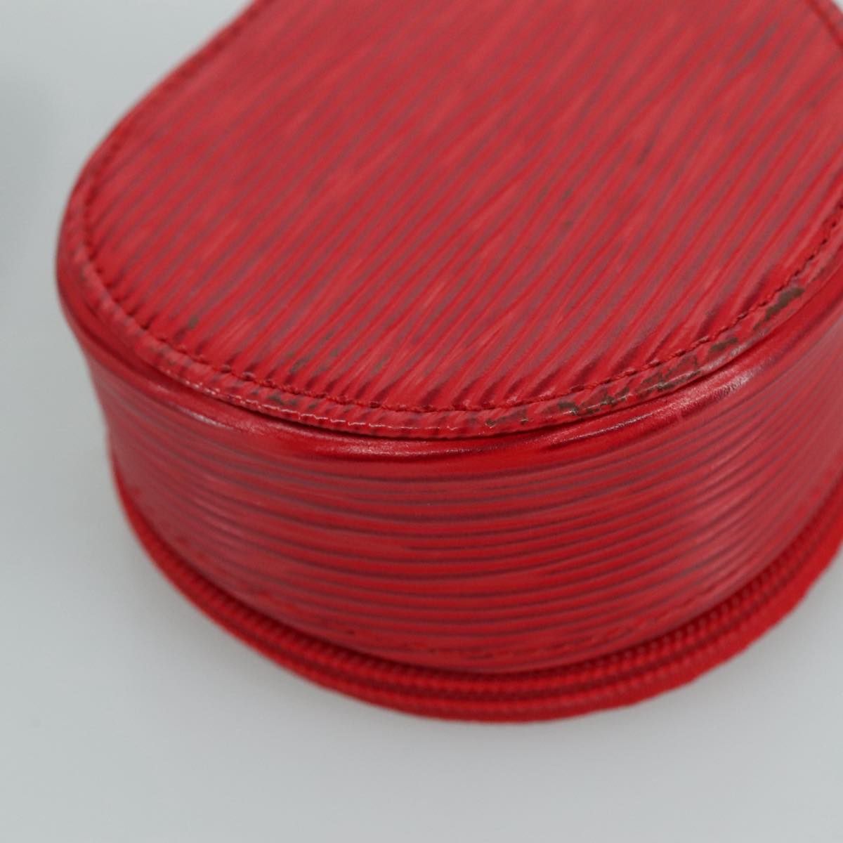 LOUIS VUITTON Epi Ecrin Bijoux8 Jewelry Box Red M48227 LV bs21407