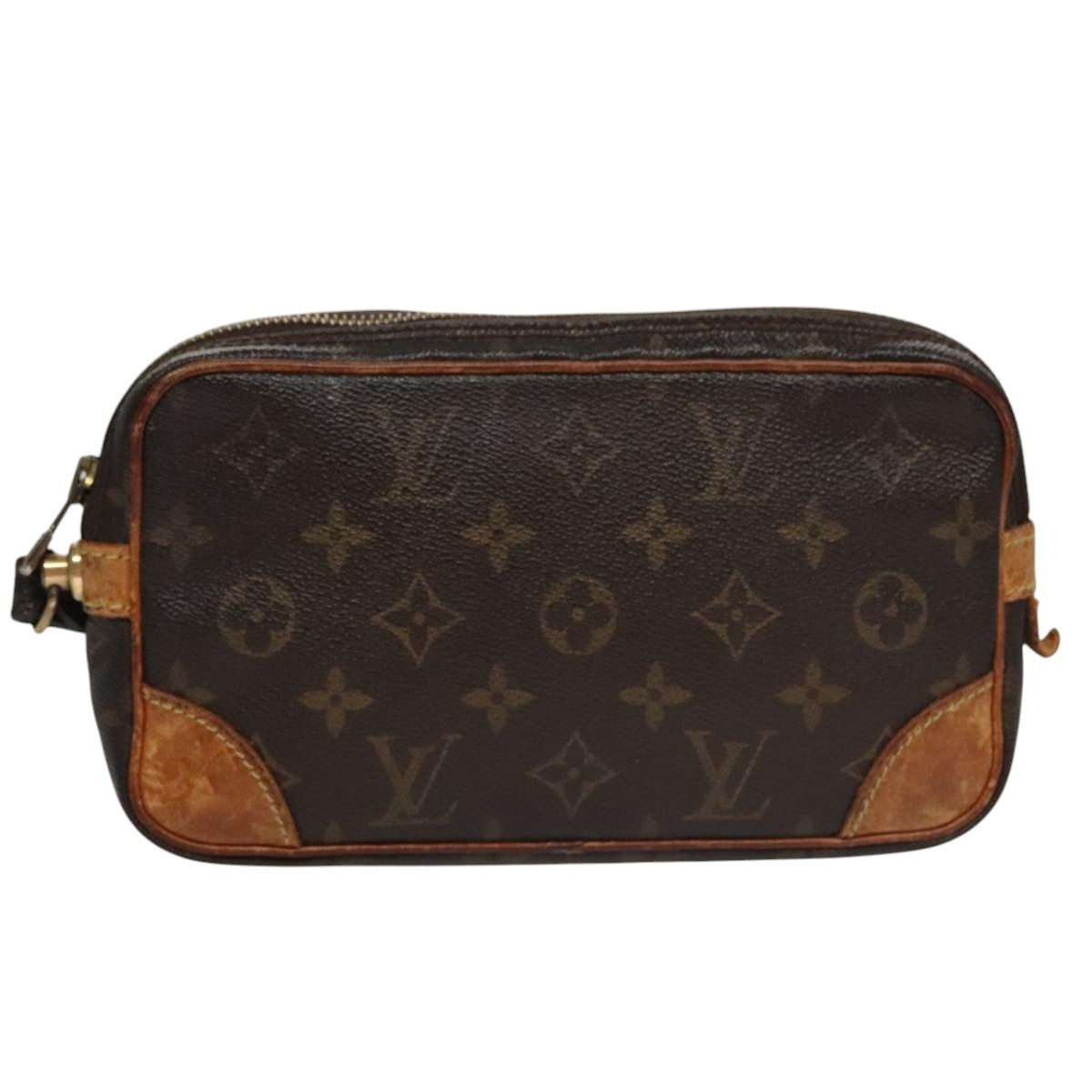 LOUIS VUITTON Monogram Marly Dragonne PM Clutch Bag M51827 LV bs21421