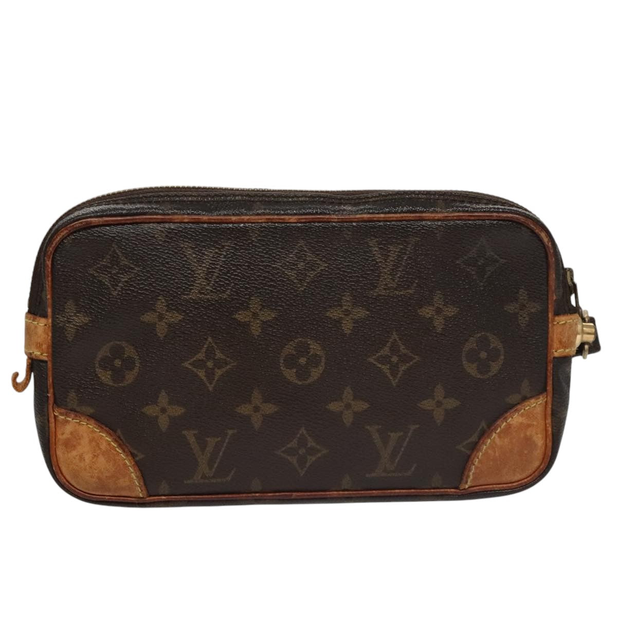 LOUIS VUITTON Monogram Marly Dragonne PM Clutch Bag M51827 LV bs21421