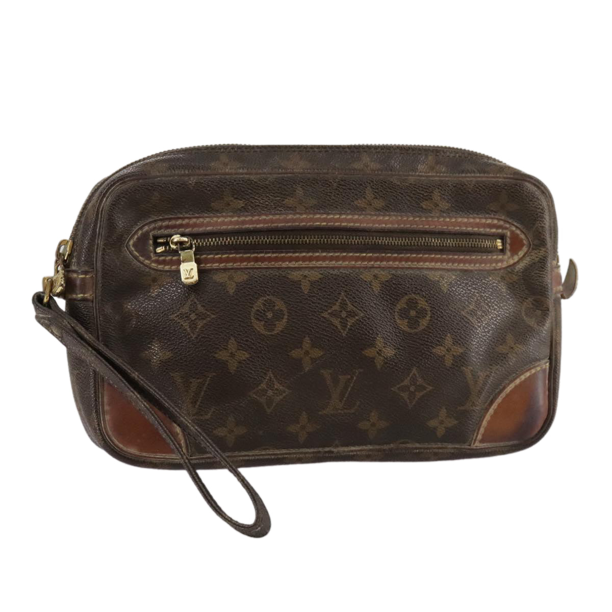 LOUIS VUITTON Monogram Marly Dragonne GM Clutch Bag M51825 LV bs21432
