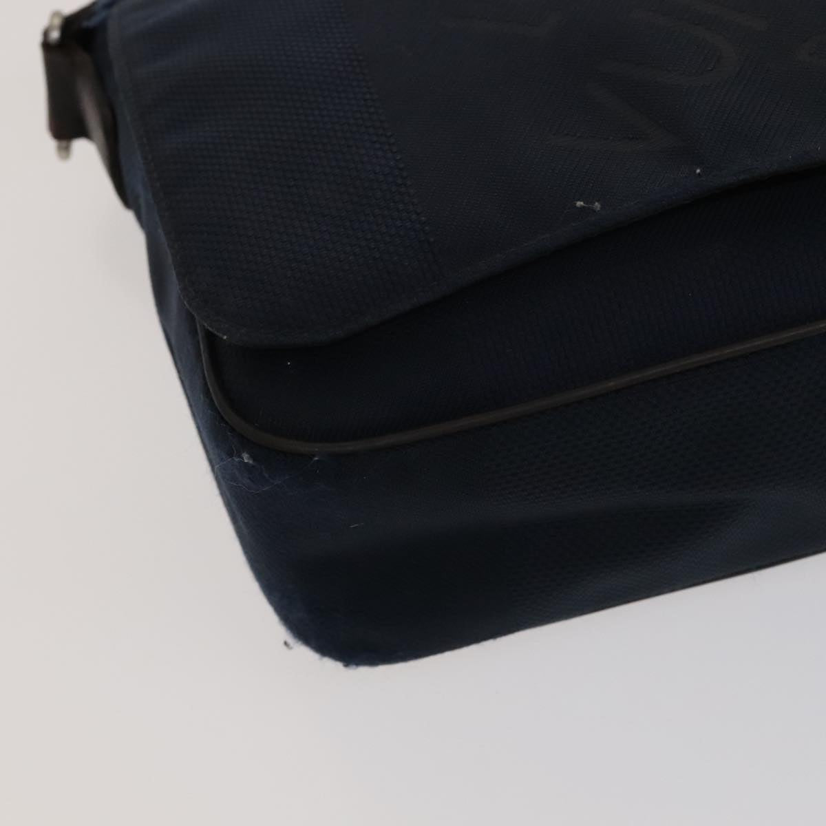 LOUIS VUITTON Damier Geant Petite Message Shoulder Bag Navy N41127 bs21447