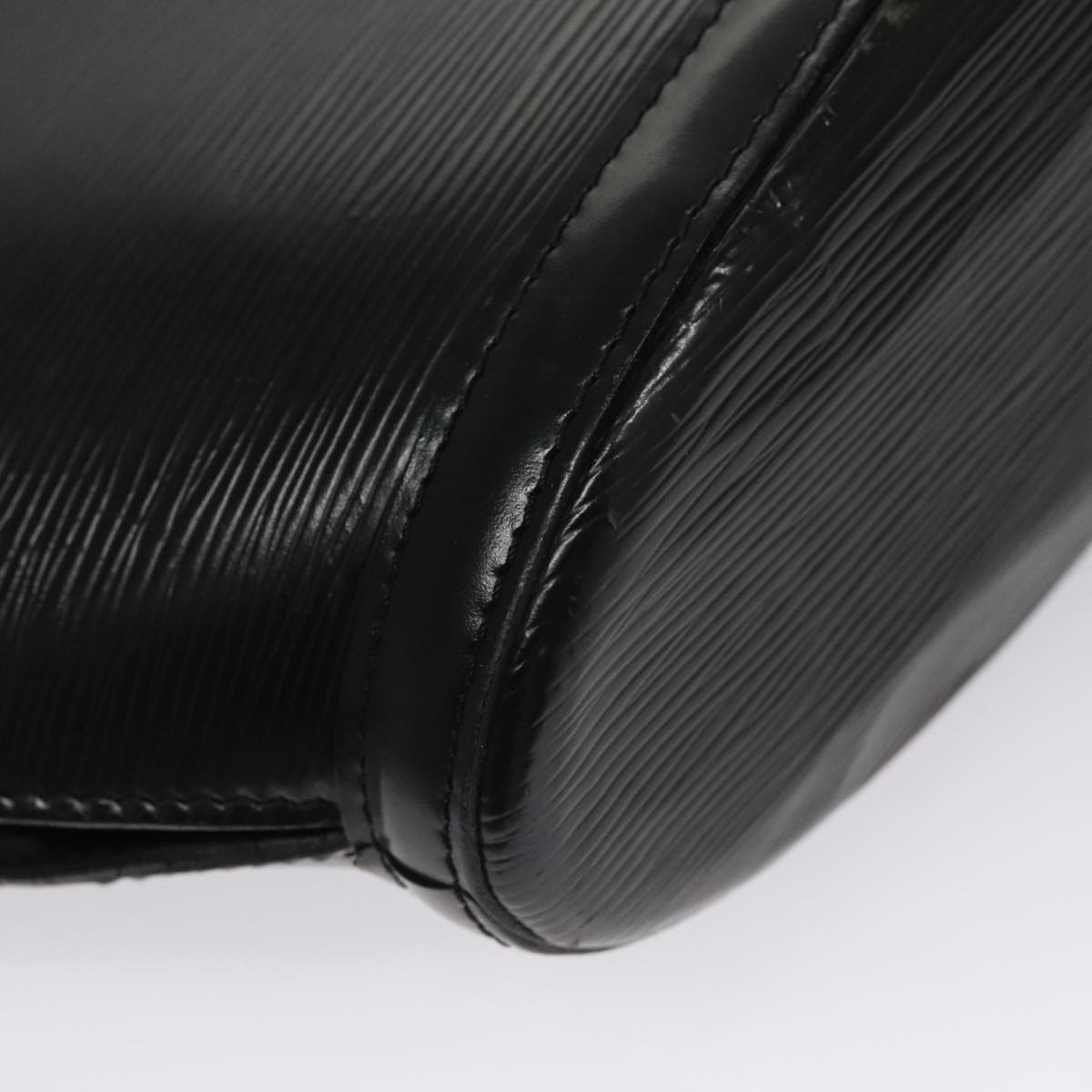 LOUIS VUITTON Epi Saint Jacques Hand Bag Black M52272 LV bs21479
