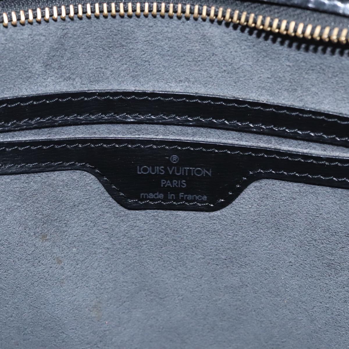 LOUIS VUITTON Epi Saint Jacques Hand Bag Black M52272 LV bs21479