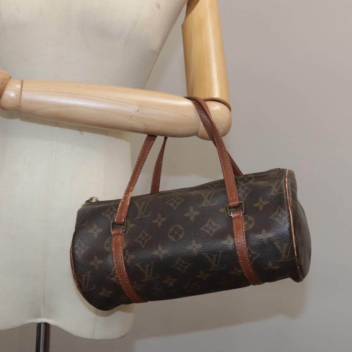 LOUIS VUITTON Monogram Papillon 26 Hand Bag M51386 LV bs21485