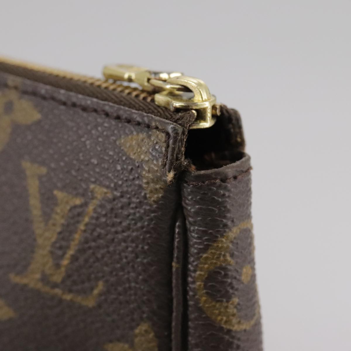 LOUIS VUITTON Monogram Pochette Accessoires Pouch M51980 LV bs21488