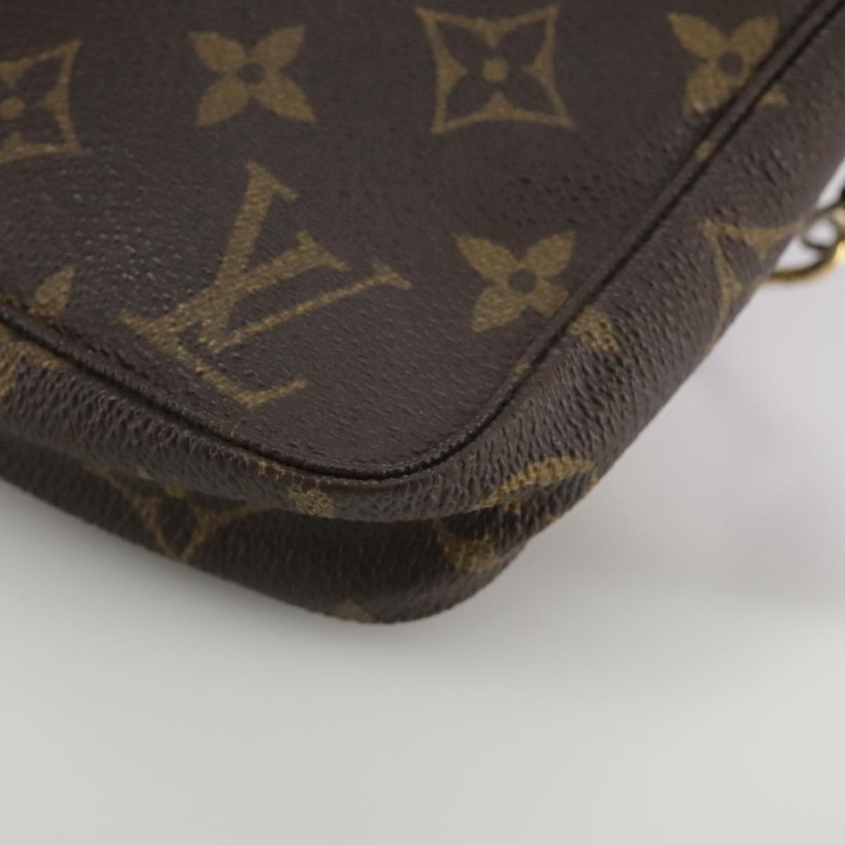 LOUIS VUITTON Monogram Pochette Accessoires Pouch M51980 LV bs21488