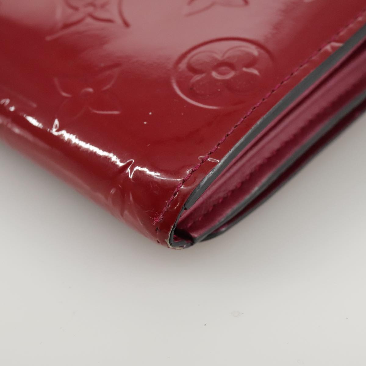 LOUIS VUITTON Vernis Portefeiulle Sarah Chain Threes M90087 LV bs21492