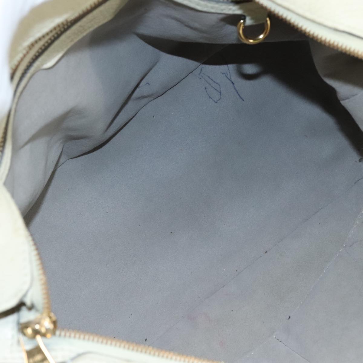 LOUIS VUITTON Monogram Mahina Stella PM Shoulder Bag Beige M93982 bs21519