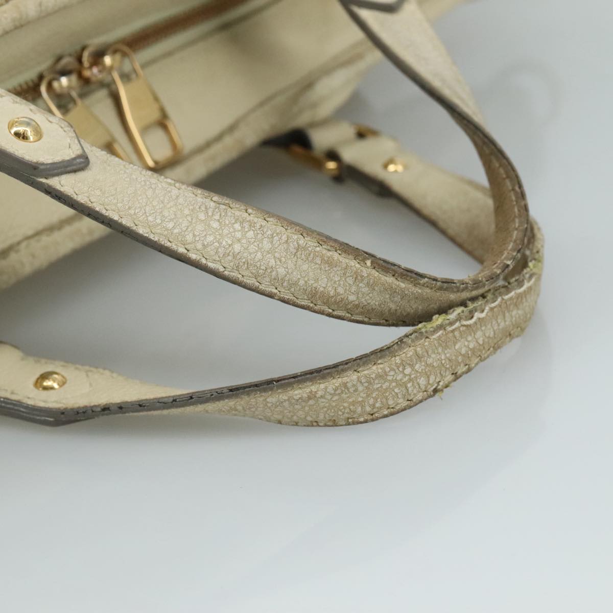 LOUIS VUITTON Monogram Mahina Stella PM Shoulder Bag Beige M93982 bs21519