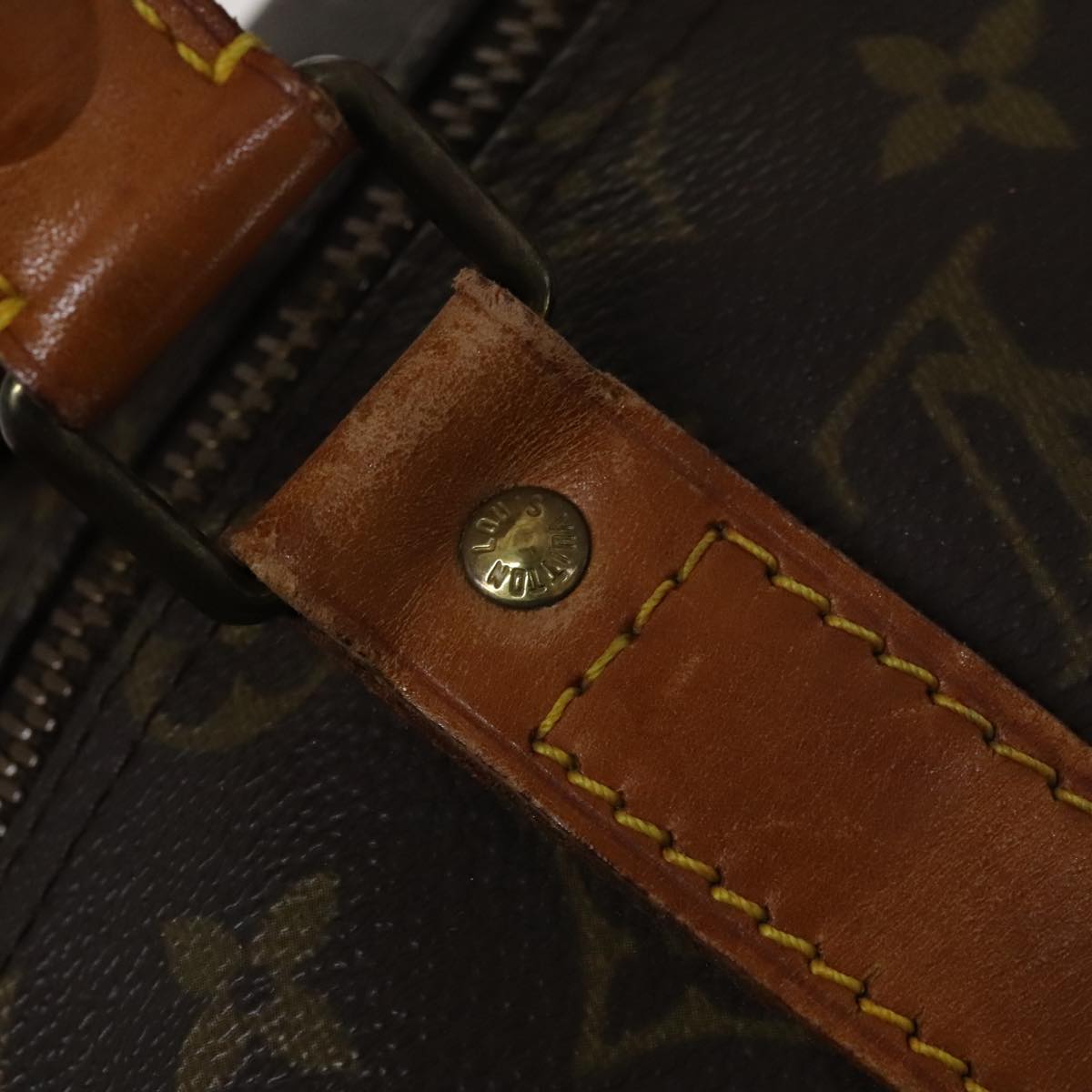 LOUIS VUITTON Monogram Keepall Bandouliere 50 Boston Bag M41416 LV bs21525