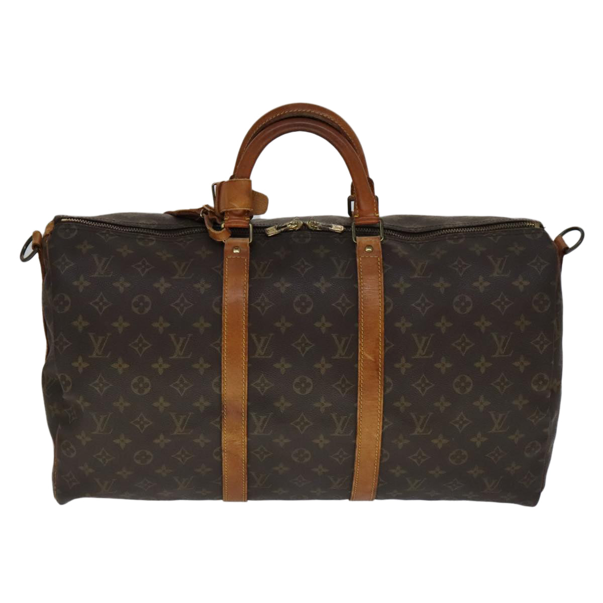 LOUIS VUITTON Monogram Keepall Bandouliere 50 Boston Bag M41416 LV bs21525