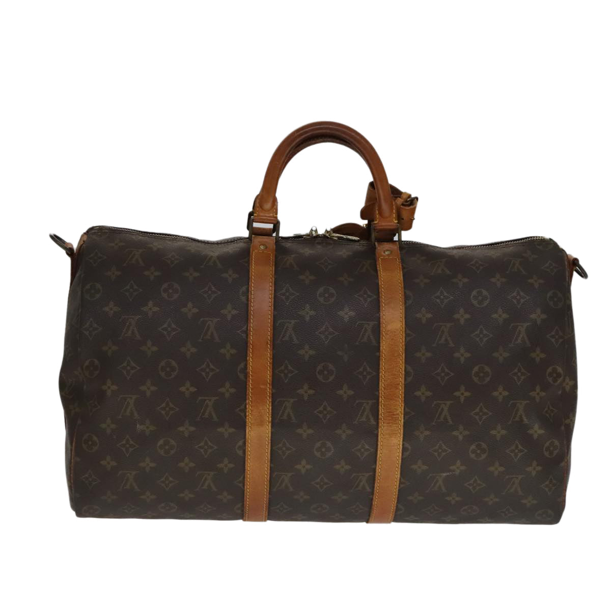LOUIS VUITTON Monogram Keepall Bandouliere 50 Boston Bag M41416 LV bs21525