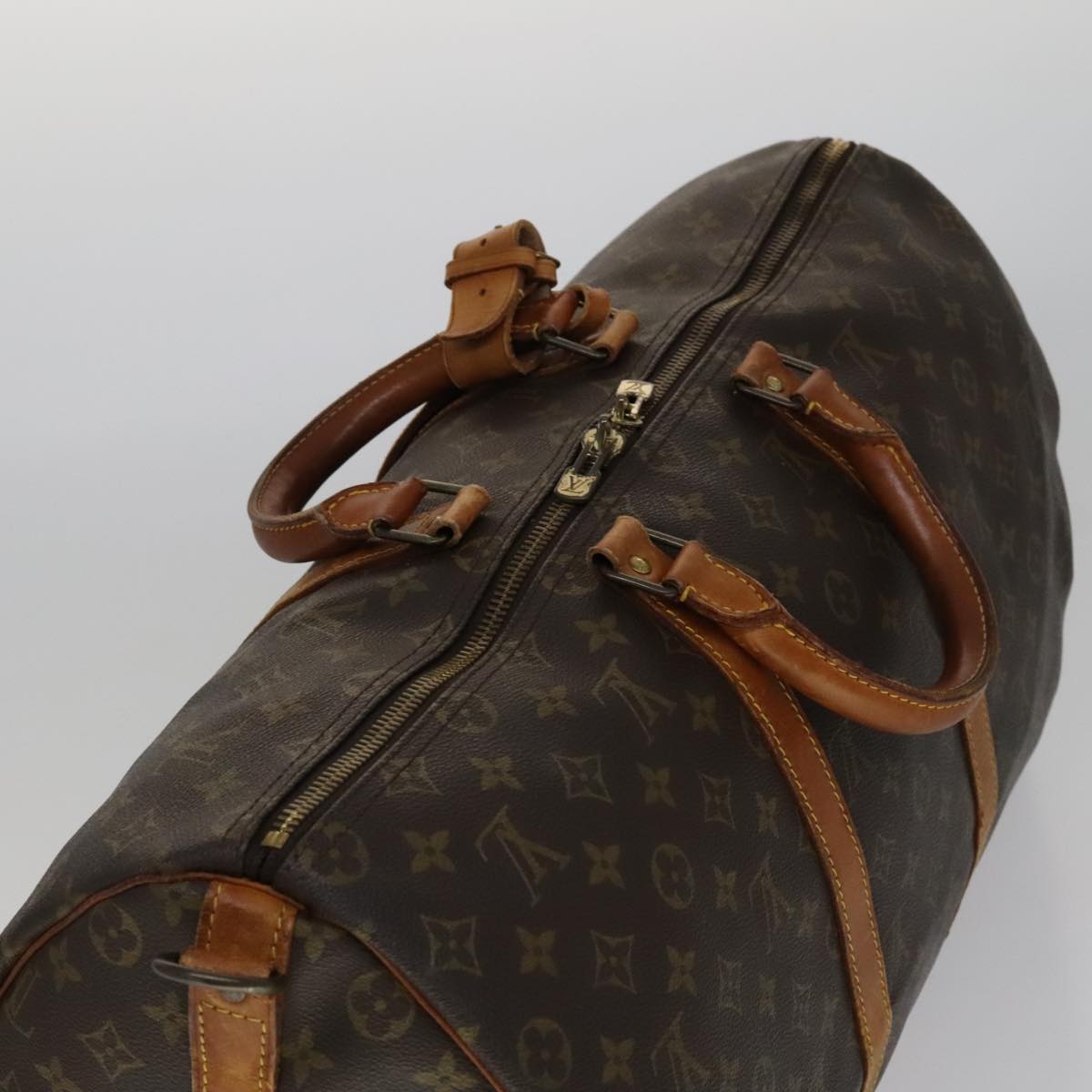 LOUIS VUITTON Monogram Keepall Bandouliere 50 Boston Bag M41416 LV bs21525