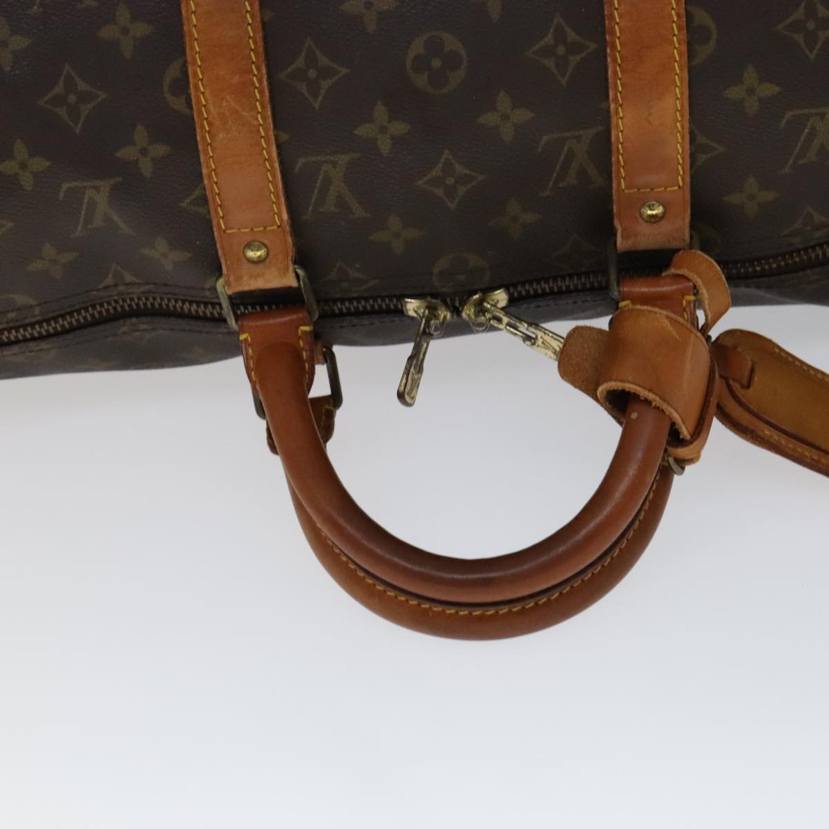 LOUIS VUITTON Monogram Keepall Bandouliere 50 Boston Bag M41416 LV bs21525