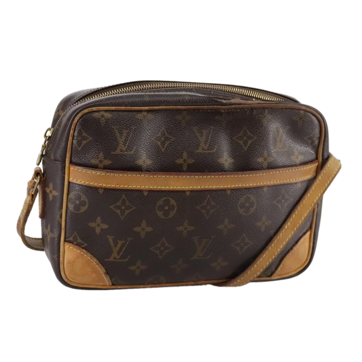 LOUIS VUITTON Monogram Trocadero 27 Shoulder Bag M51274 LV bs21526