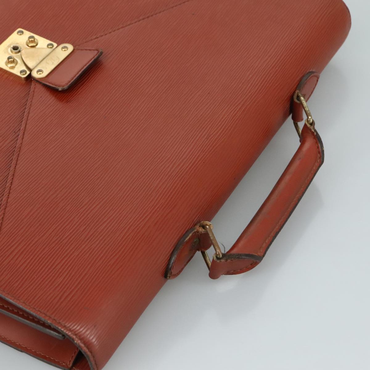 LOUIS VUITTON Epi Serviette Conseiller Briefcase Brown M54423 LV bs21529