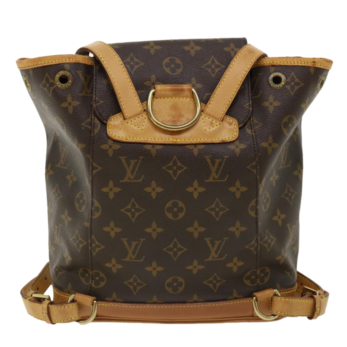 LOUIS VUITTON Monogram Montsouris MM Backpack M51136 LV bs2161