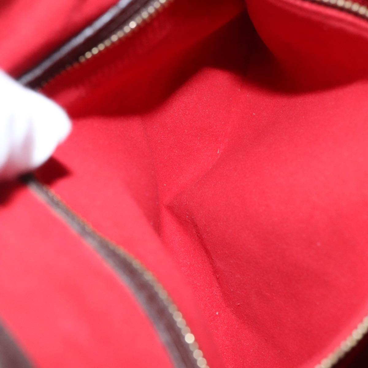 LOUIS VUITTON Damier Ebene Marais Shoulder Bag N42240 LV bs21674