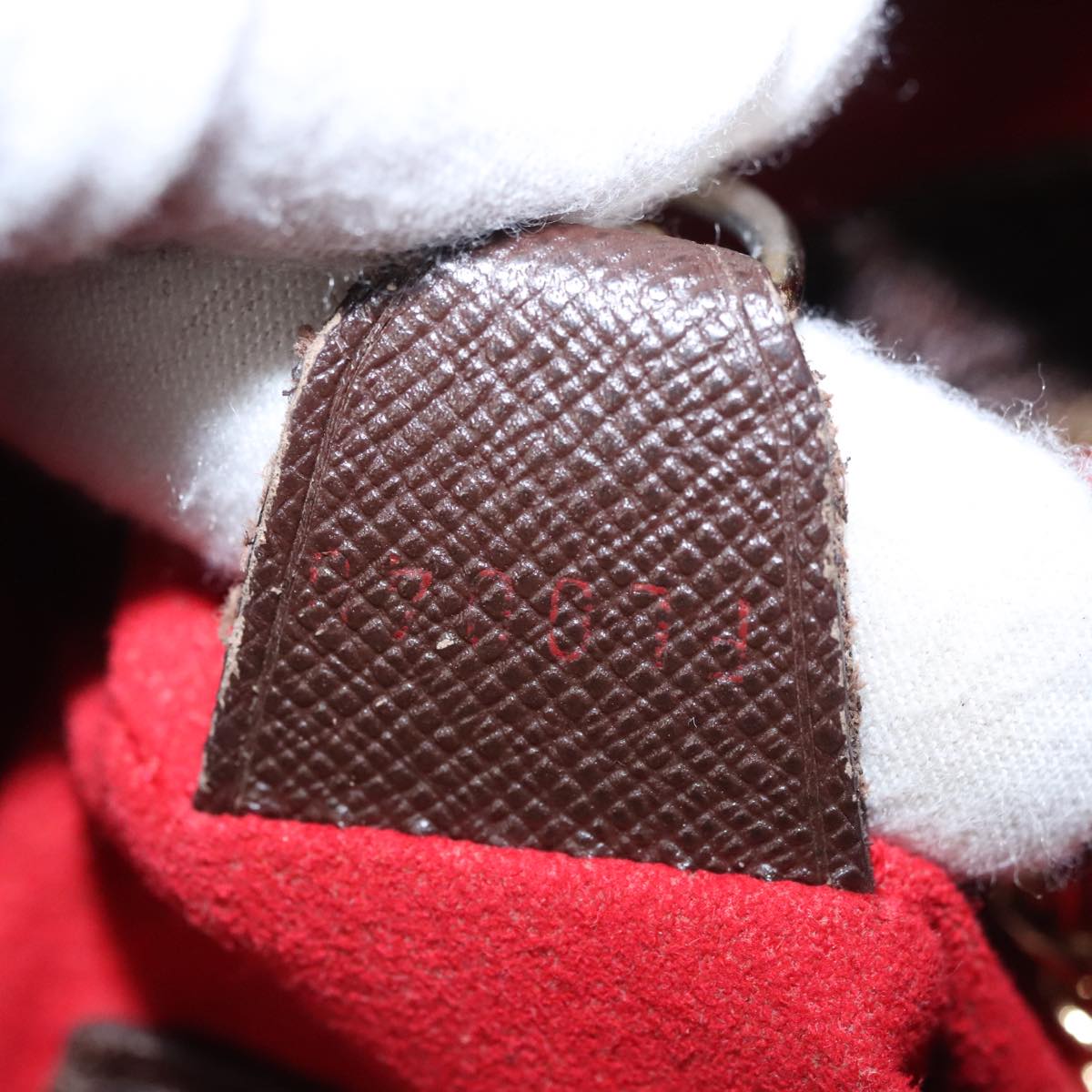 LOUIS VUITTON Damier Ebene Marais Shoulder Bag N42240 LV bs21674