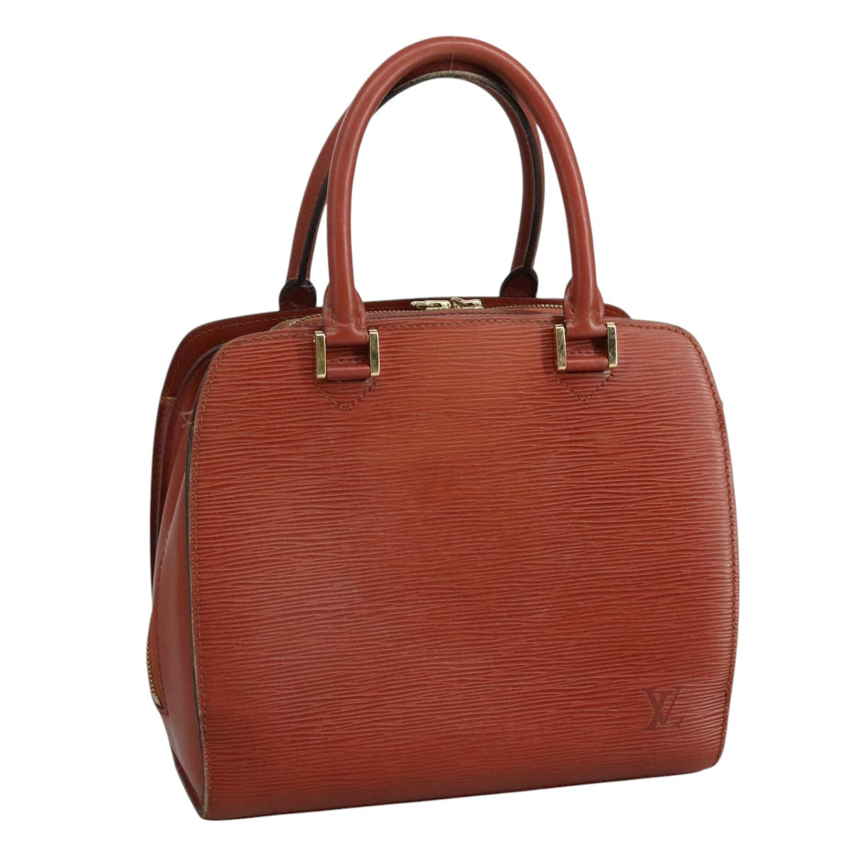 LOUIS VUITTON Epi Pont Neuf Hand Bag Brown M52053 LV bs21684