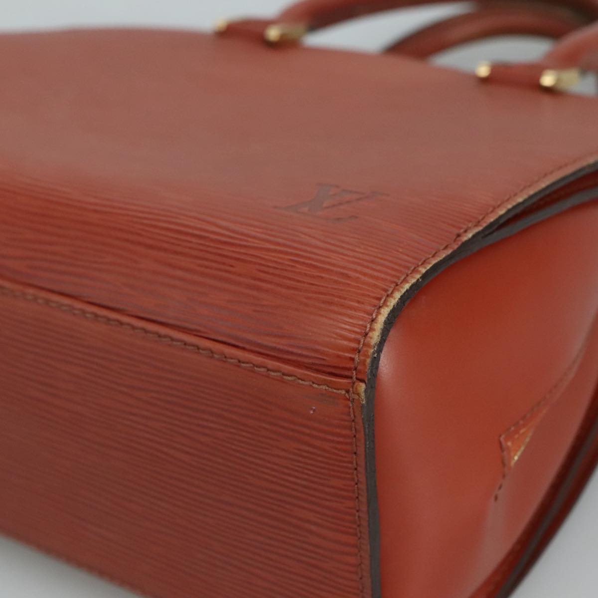 LOUIS VUITTON Epi Pont Neuf Hand Bag Brown M52053 LV bs21684