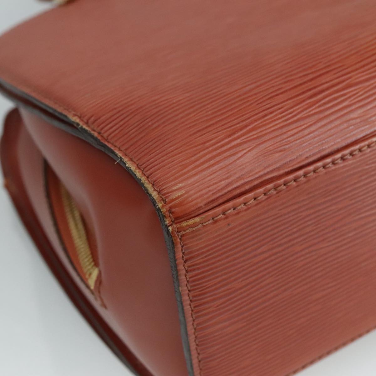LOUIS VUITTON Epi Pont Neuf Hand Bag Brown M52053 LV bs21684