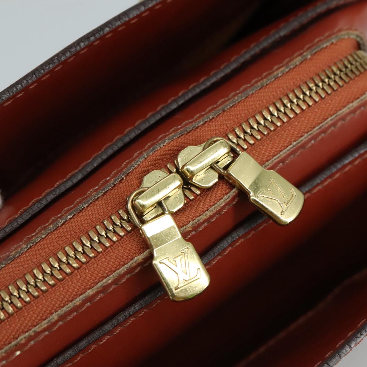 LOUIS VUITTON Epi Pont Neuf Hand Bag Brown M52053 LV bs21684