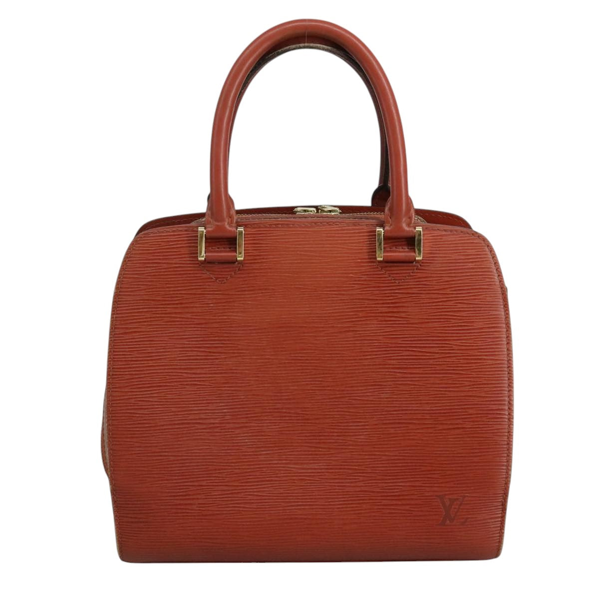 LOUIS VUITTON Epi Pont Neuf Hand Bag Brown M52053 LV bs21684