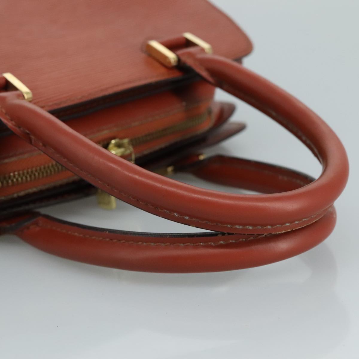 LOUIS VUITTON Epi Pont Neuf Hand Bag Brown M52053 LV bs21684