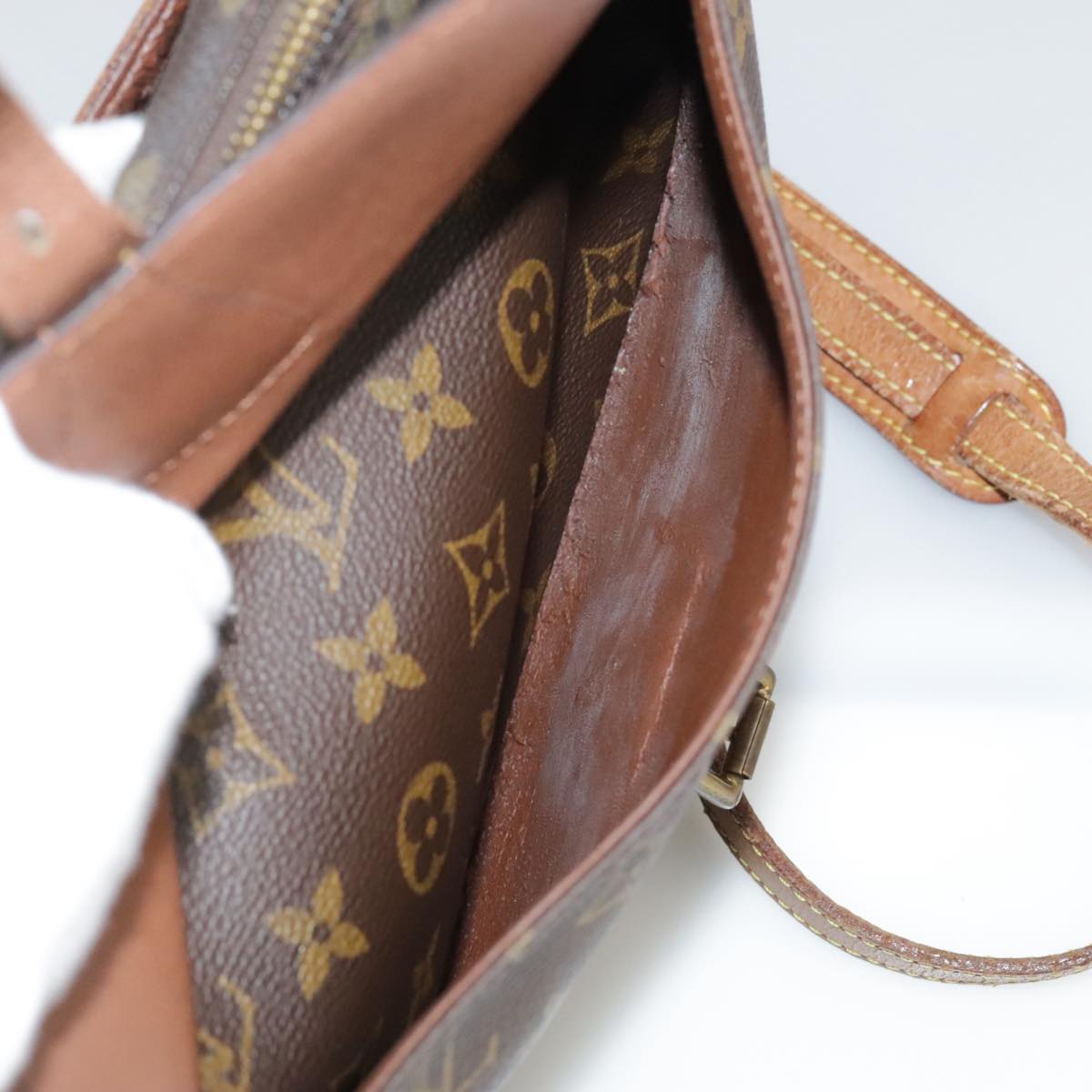 LOUIS VUITTON Monogram Jeune Fille MM Shoulder Bag M51226 LV bs21687