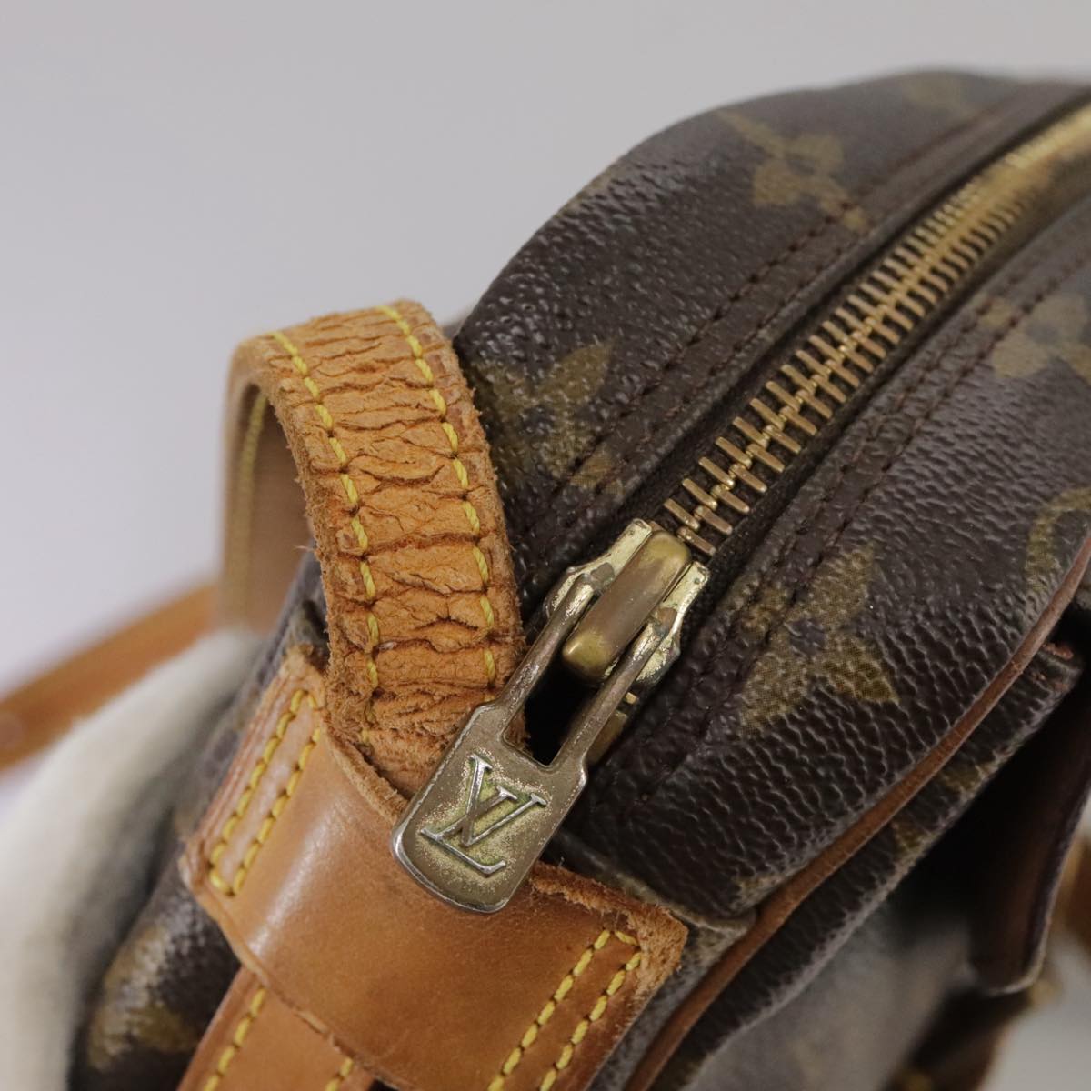 LOUIS VUITTON Monogram Jeune Fille MM Shoulder Bag M51226 LV bs21687