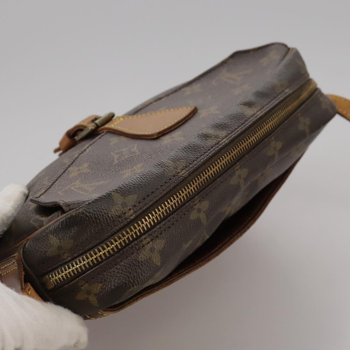 LOUIS VUITTON Monogram Jeune Fille MM Shoulder Bag M51226 LV bs21687